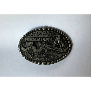 Hesston National Finals Rodeo 2008 Youth (Small) NFR Cowboy Buckle New AGCO PCRA
